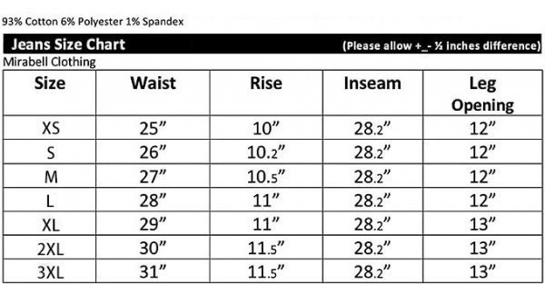 Women's High Waist Slim Fit Jeans