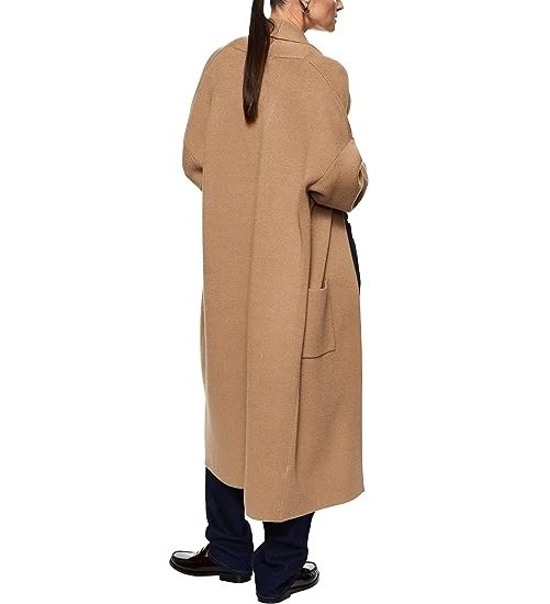 Women's Long Sleeve Long Cardigan Cardigan Oversized Knitted Sweater Coat Casual Lapel Thermal Coat With Pockets